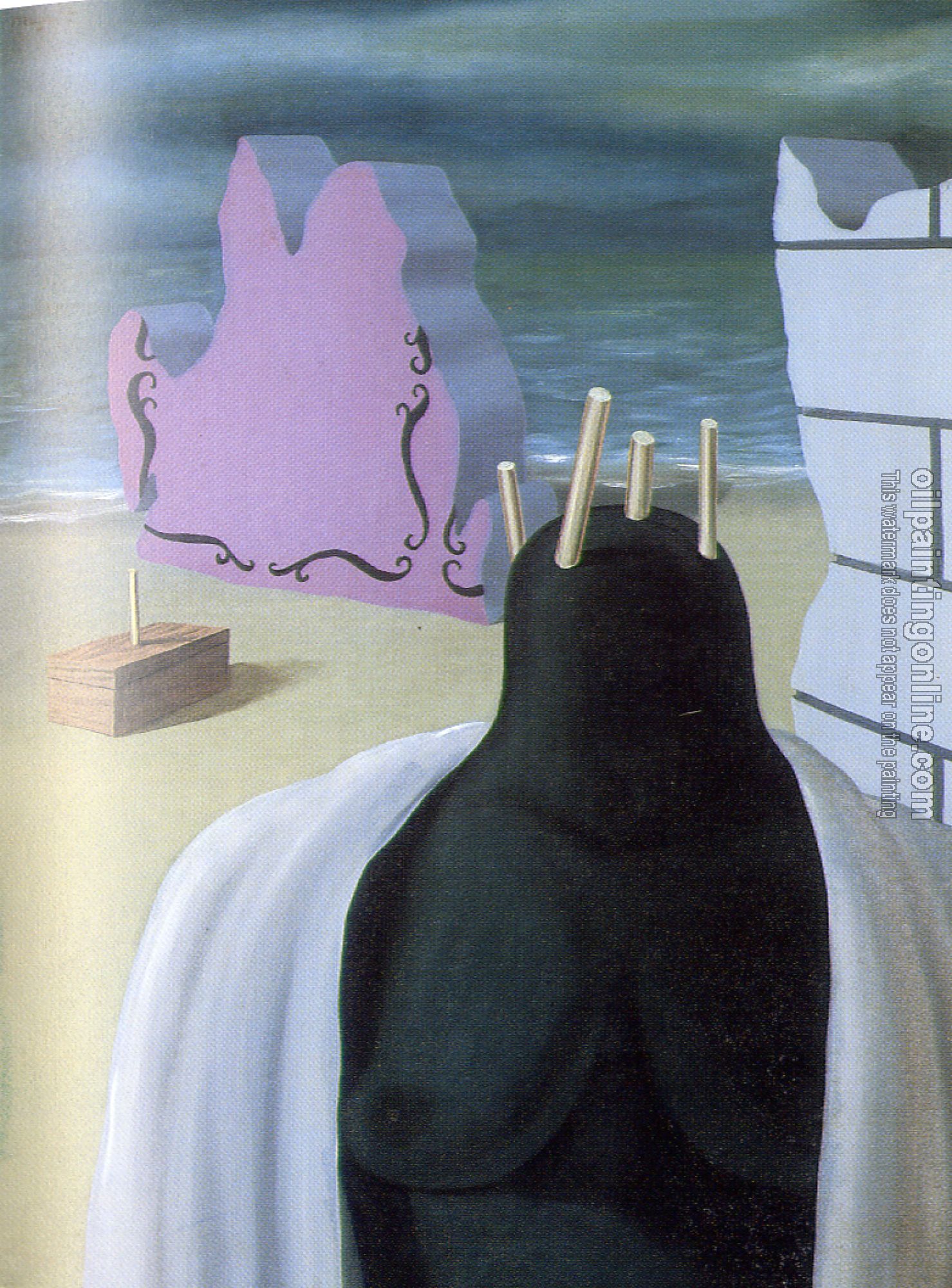 Magritte, Rene - the torturing of the vestal virgin